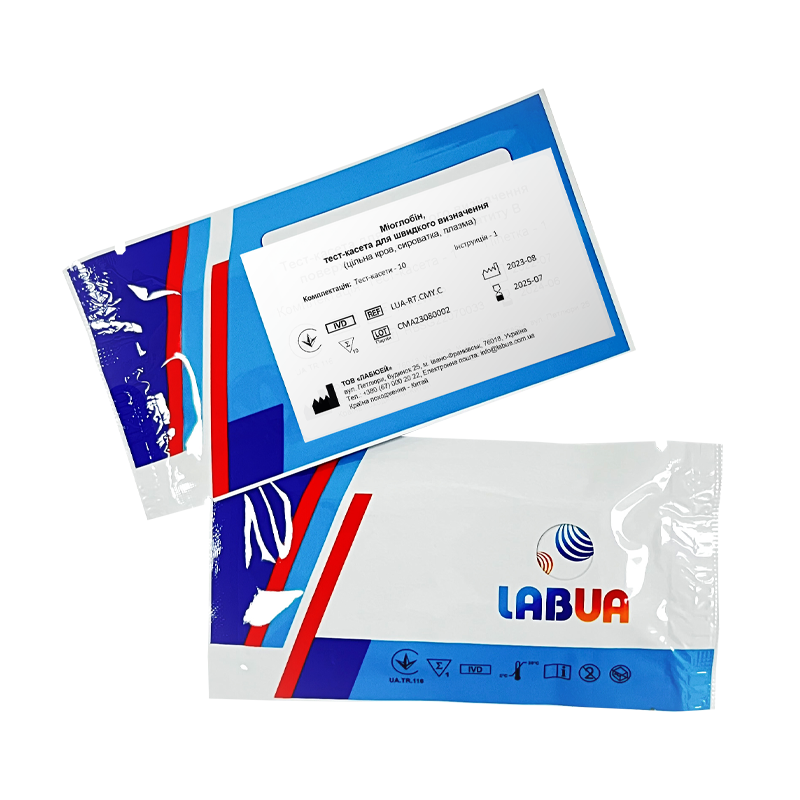 Тест швидкий на Міоглобін №10, LABUA (LUA-RT.CMY.C)